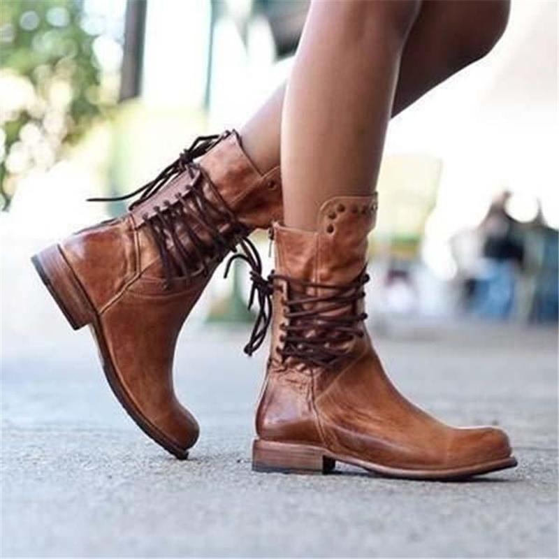 Rowan | Timeless Lace-Up Boots
