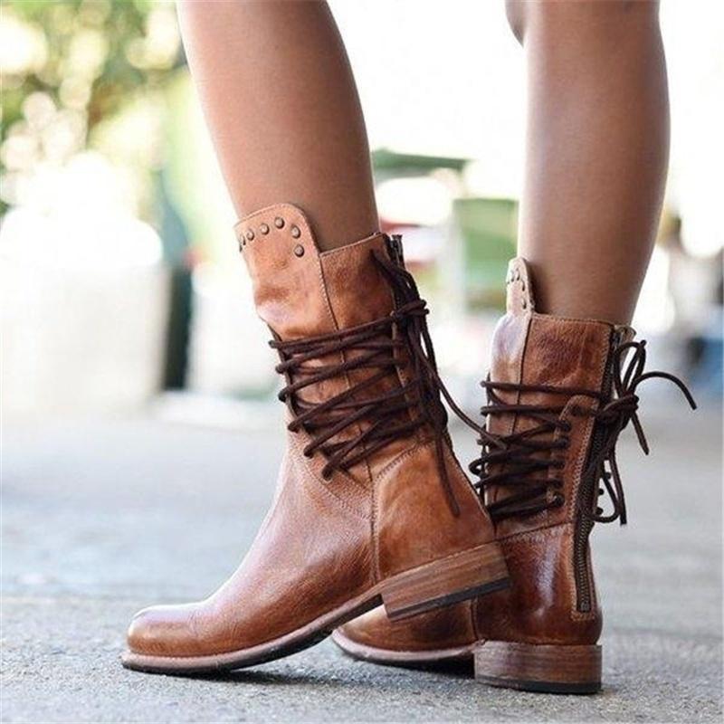 Rowan | Timeless Lace-Up Boots