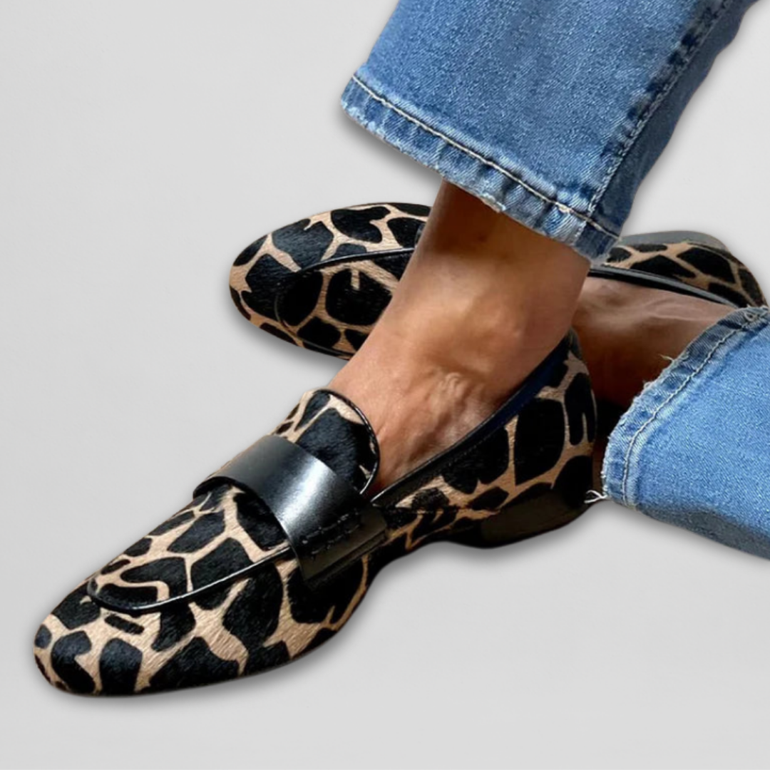 Demi | Leopard Print Moccasins
