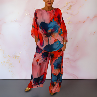 Zafira | Flowing Floral Two-Piece Set