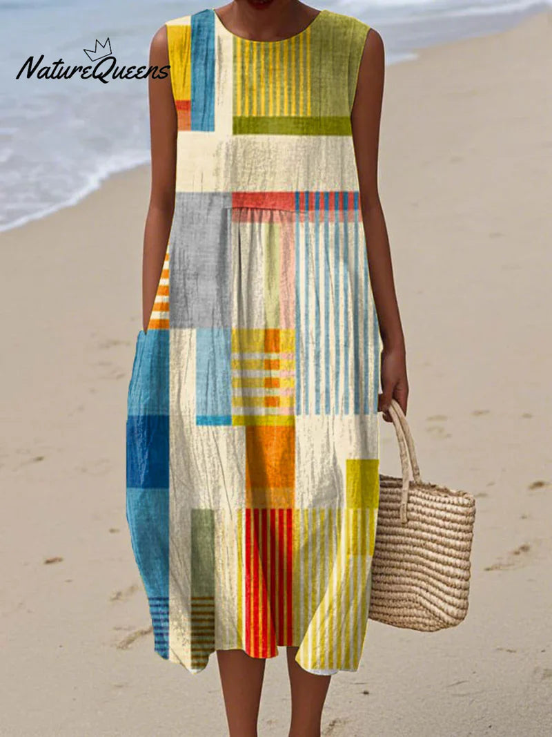 Grace | Modern Patchwork Dress
