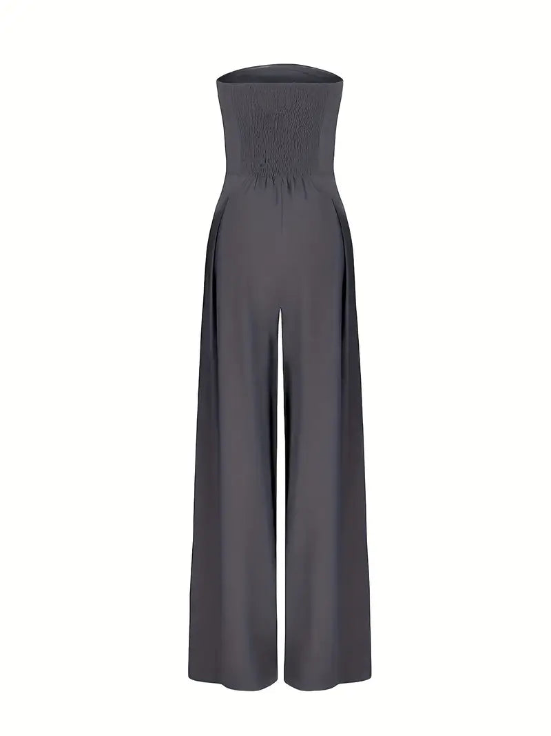 Maris | Strapless Wide-Leg Jumpsuit