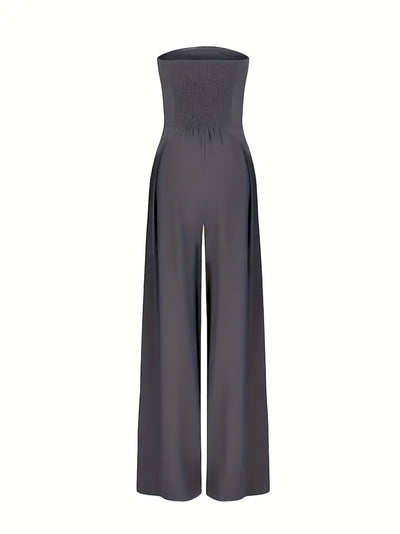 Maris | Strapless Wide-Leg Jumpsuit