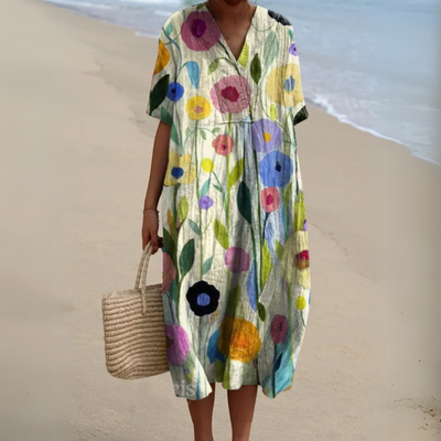 Nathalie™ | Elegant Floral Dress