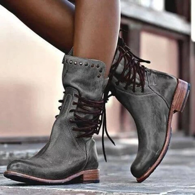 Rowan | Timeless Lace-Up Boots
