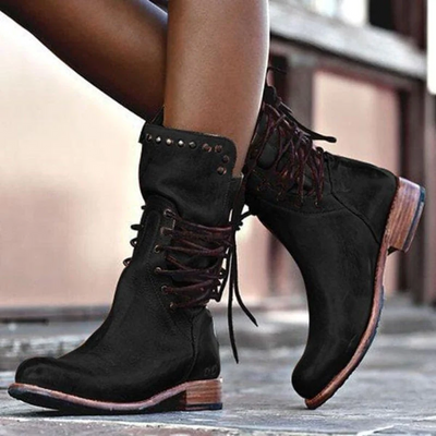 Rowan | Timeless Lace-Up Boots