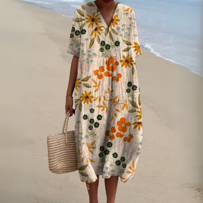 Nathalie™ | Elegant Floral Dress