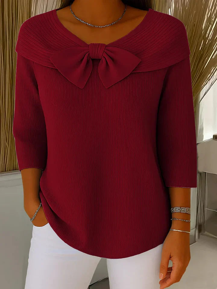 Thea | Elegant Bow Jumper