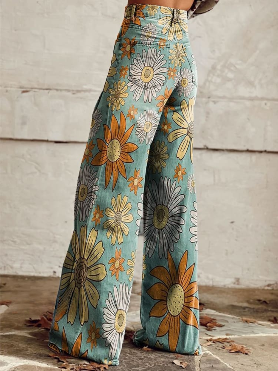 Willow | Organic flare trousers in various prints for a unique style