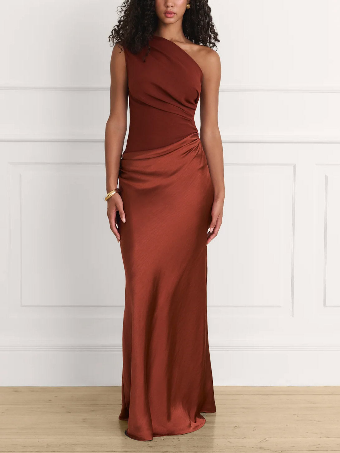 Savannah | Elegant One-Shoulder Maxi Dress