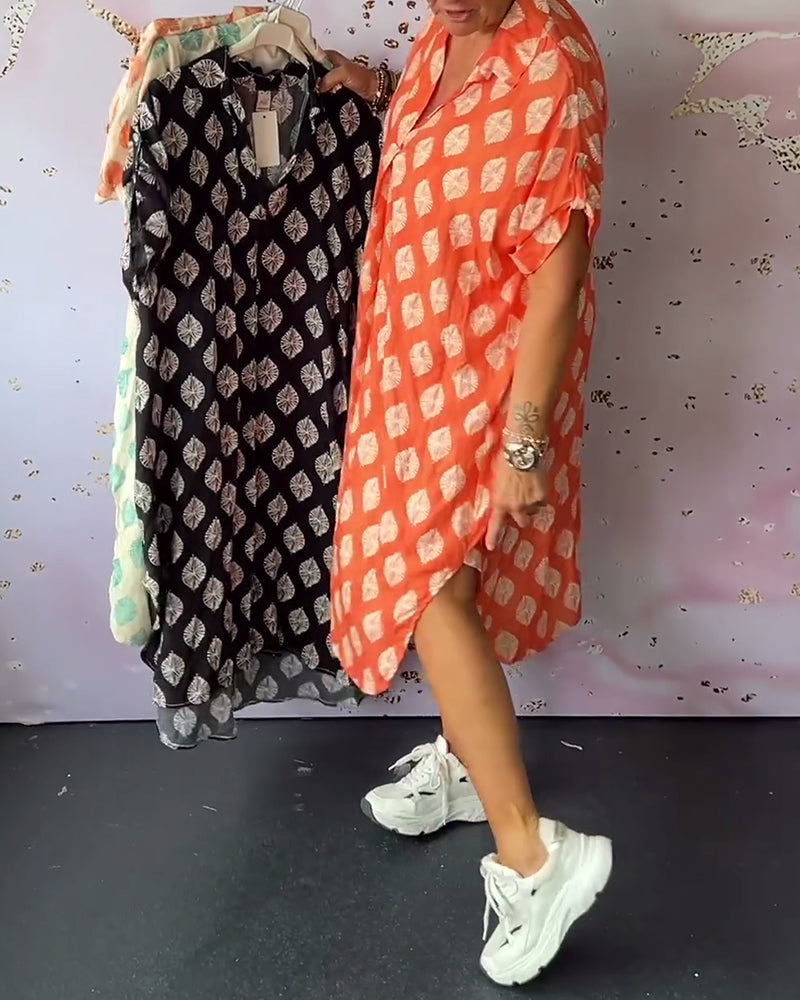 Coral | Everyday Shirt Dress