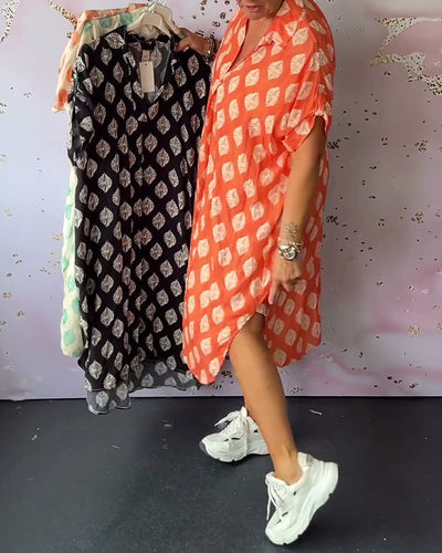 Coral | Everyday Shirt Dress