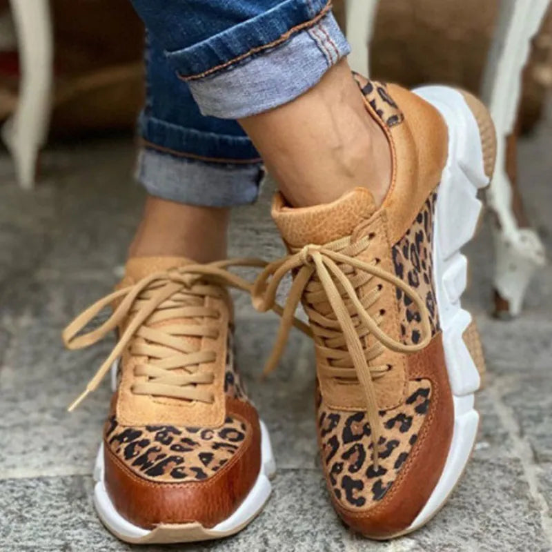 Leona | Chunky Leopard Sneakers