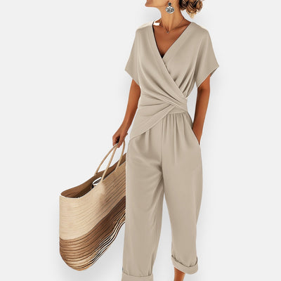 Stella | Draped Waist Jumpsuit