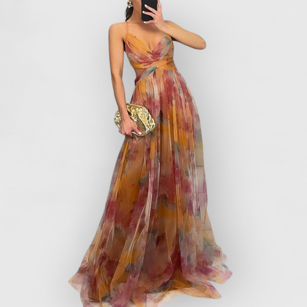 Dani | Maxi Dress with Floral Print
