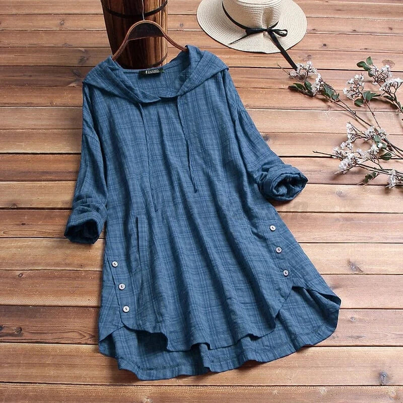 Kaia | Casual Tunic Dress with Hood