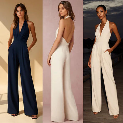 Elodie | Elegant Halter Jumpsuit