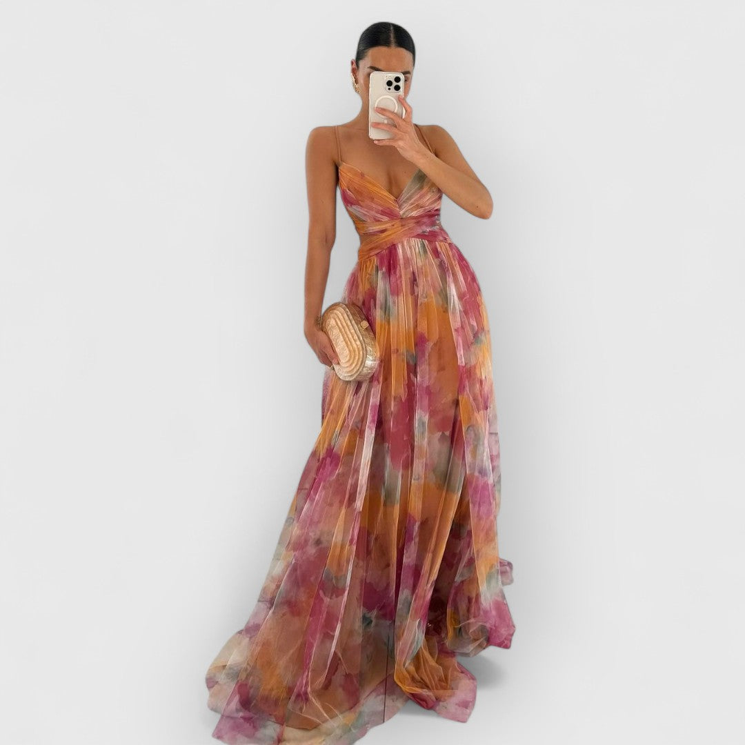 Dani | Maxi Dress with Floral Print