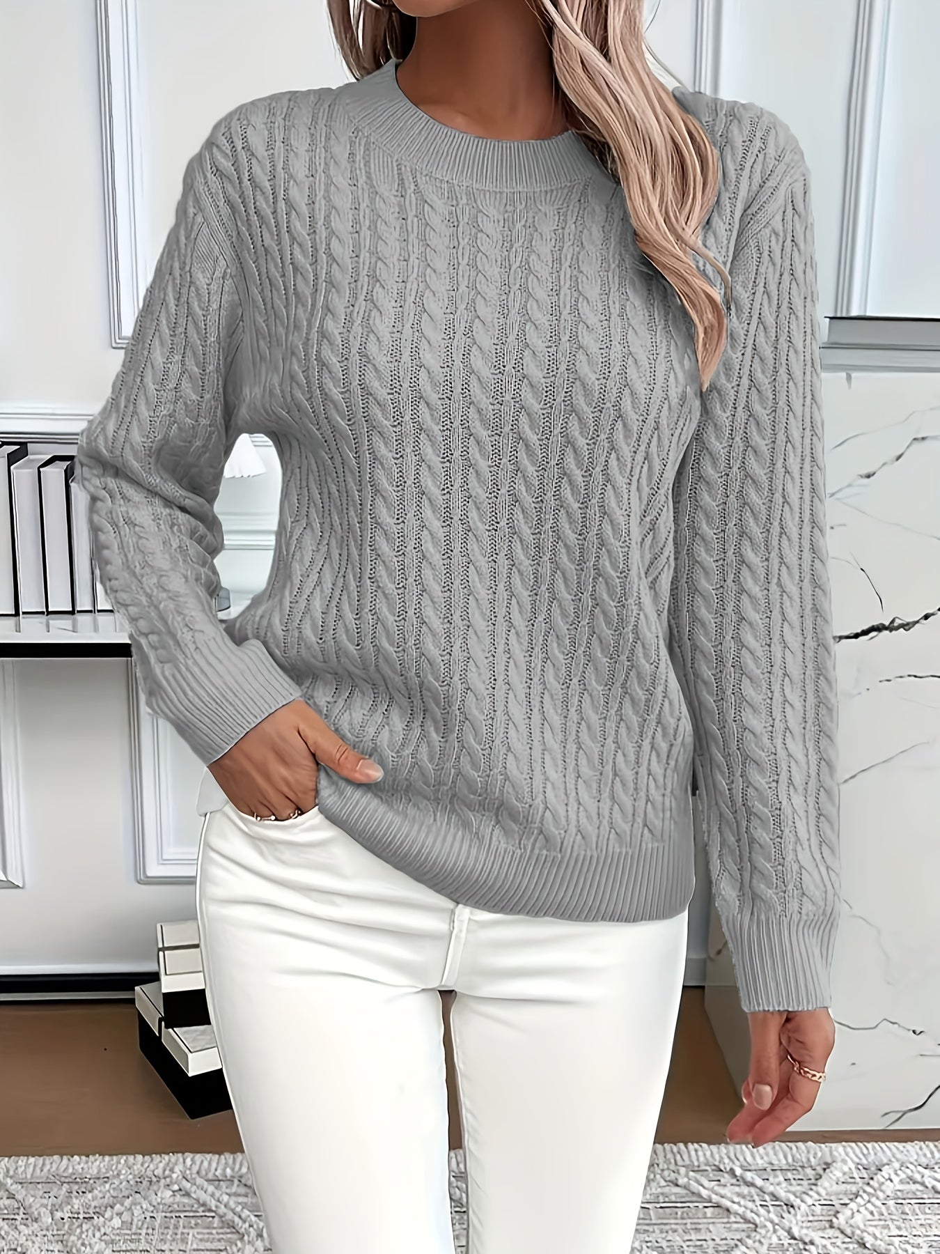 Ondine | Classic Cable Jumper
