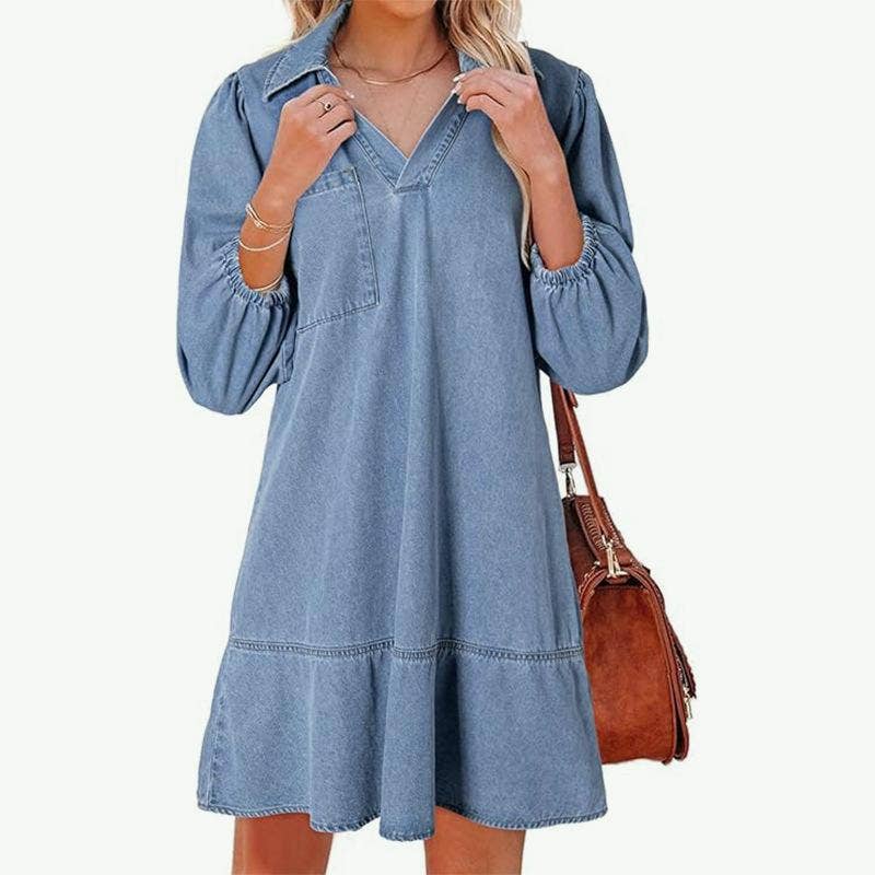 Leni | Casual Denim Dress