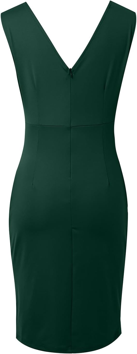 Raya | V-Neck Slit Dress