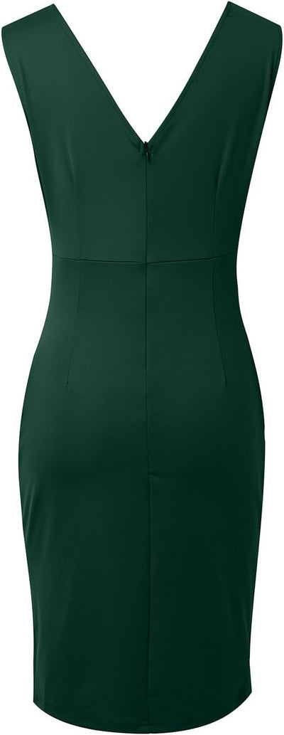 Raya | V-Neck Slit Dress