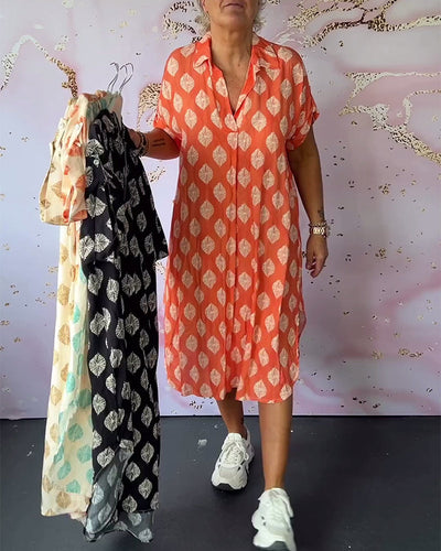 Coral | Everyday Shirt Dress