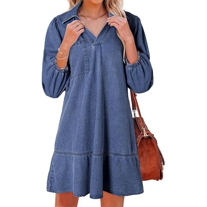 Leni | Casual Denim Dress