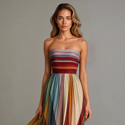Solina | Colorful Sleeveless Dress