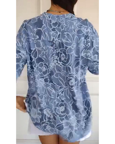 Edda | Elegant Floral Blouse