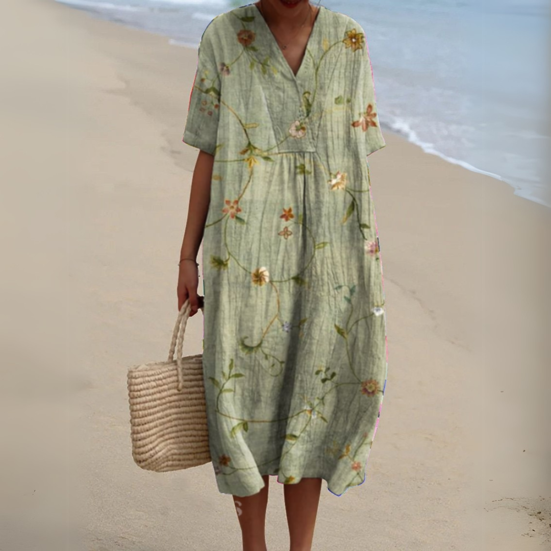 Nathalie™ | Elegant Floral Dress