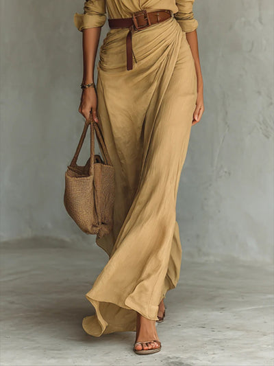 Sahara | Belted Maxi Dress