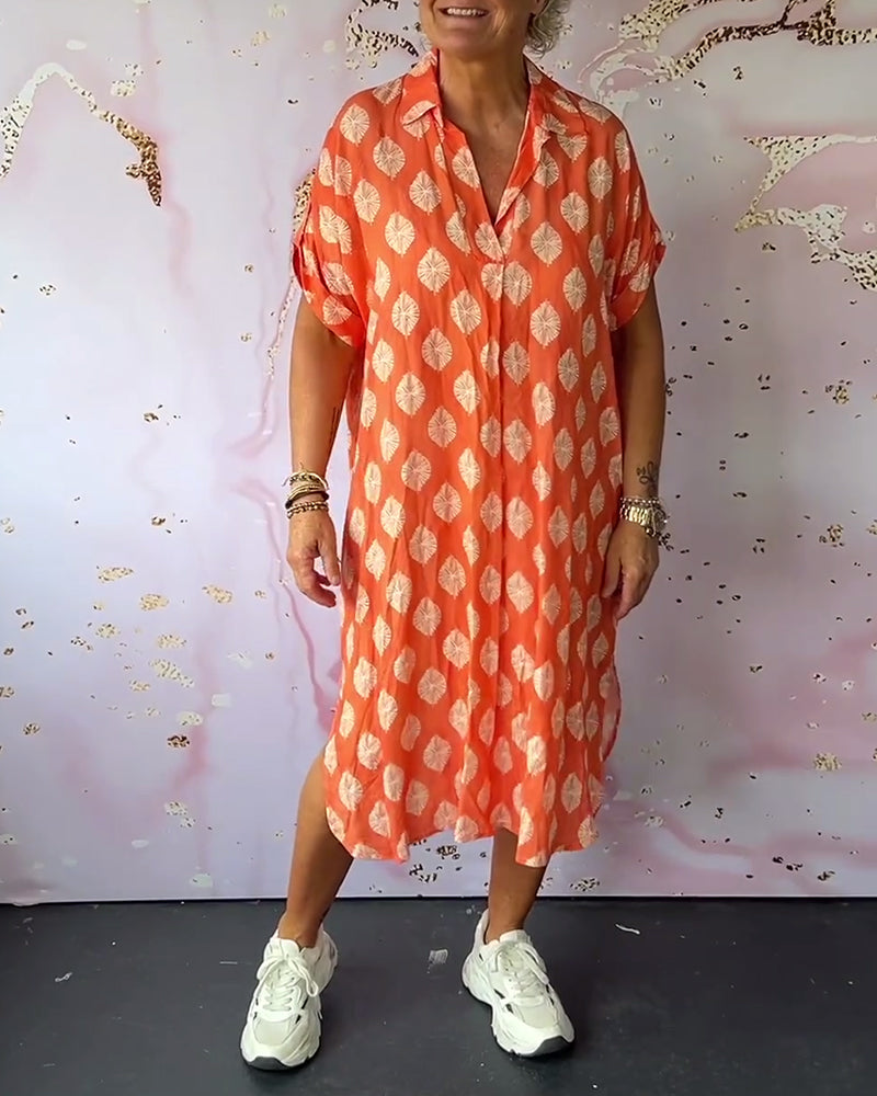 Coral | Everyday Shirt Dress