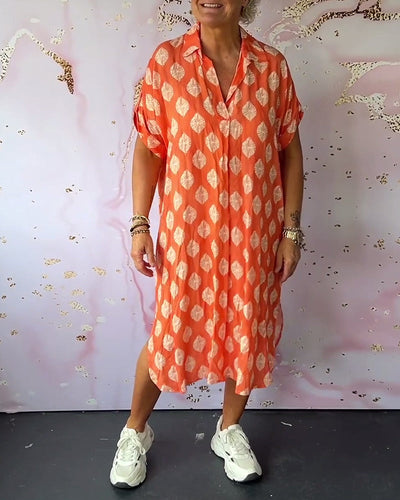 Coral | Everyday Shirt Dress