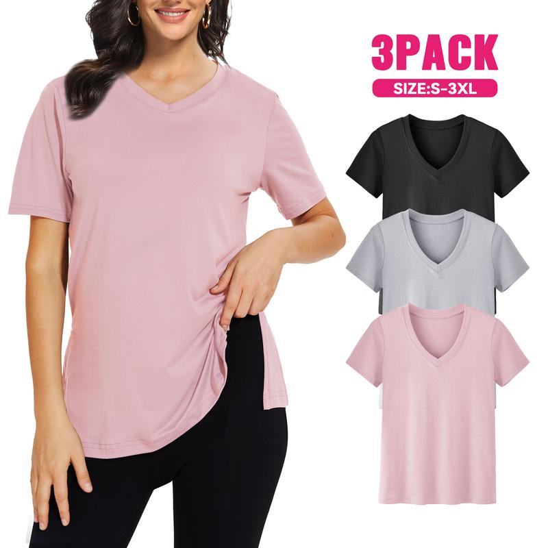 Paige | Essential V-Neck Tee 3-Pack