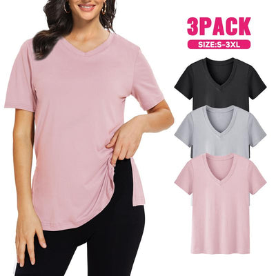 Paige | Essential V-Neck Tee 3-Pack