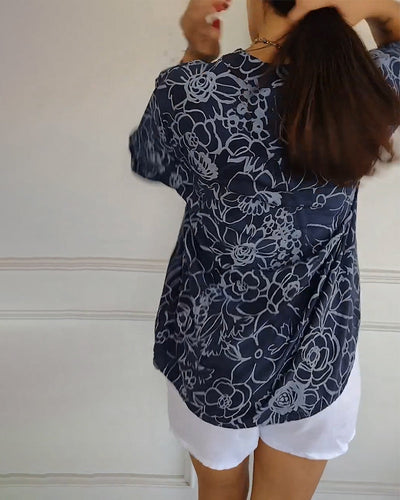 Edda | Elegant Floral Blouse