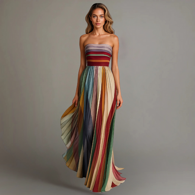 Solina | Colorful Sleeveless Dress
