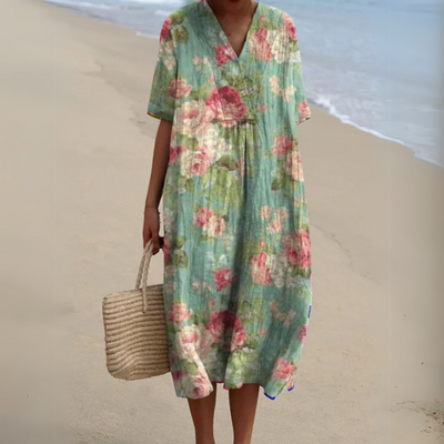 Nathalie™ | Elegant Floral Dress