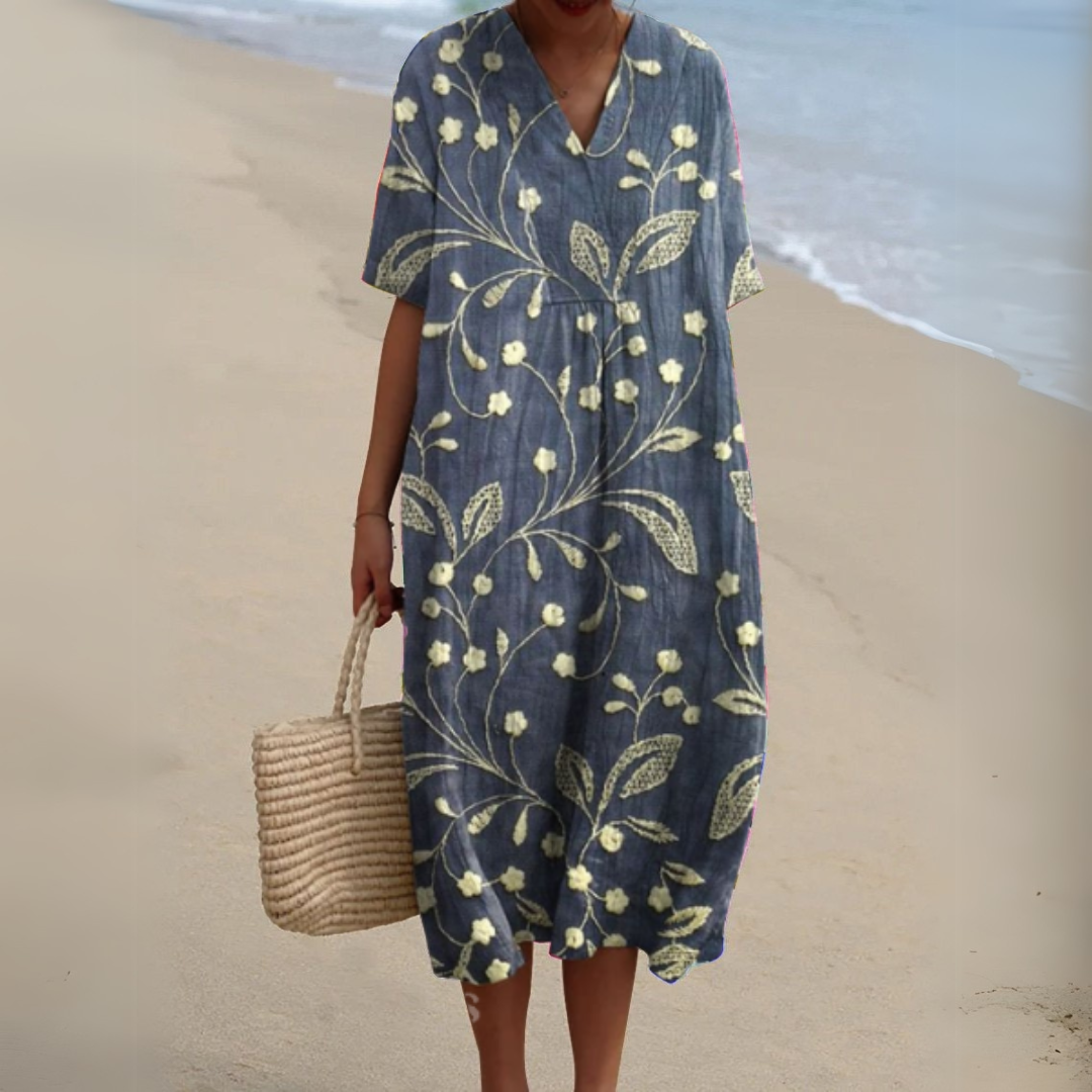 Nathalie™ | Elegant Floral Dress