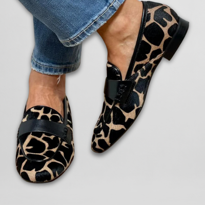 Demi | Leopard Print Moccasins