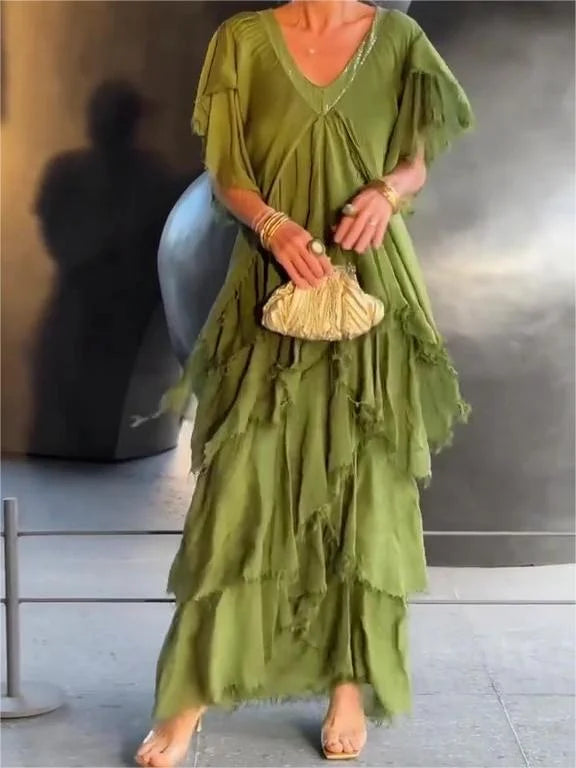 Aisha | Bohemian Flow Maxi Dress