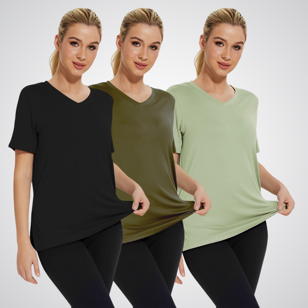 Paige | Essential V-Neck Tee 3-Pack