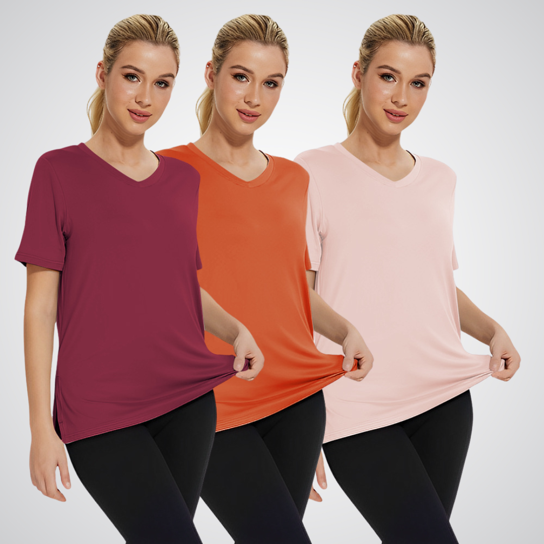 Paige | Essential V-Neck Tee 3-Pack