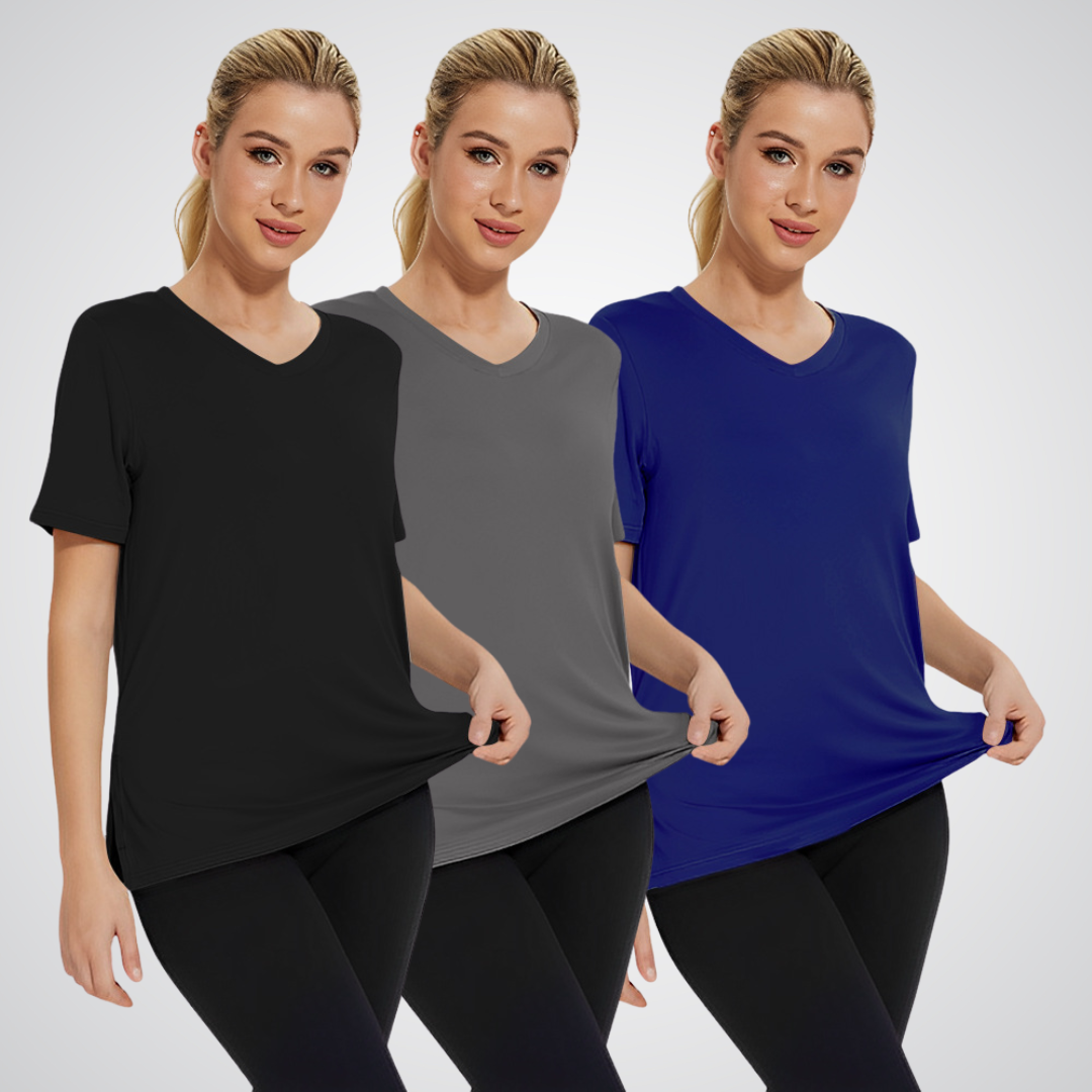 Paige | Essential V-Neck Tee 3-Pack