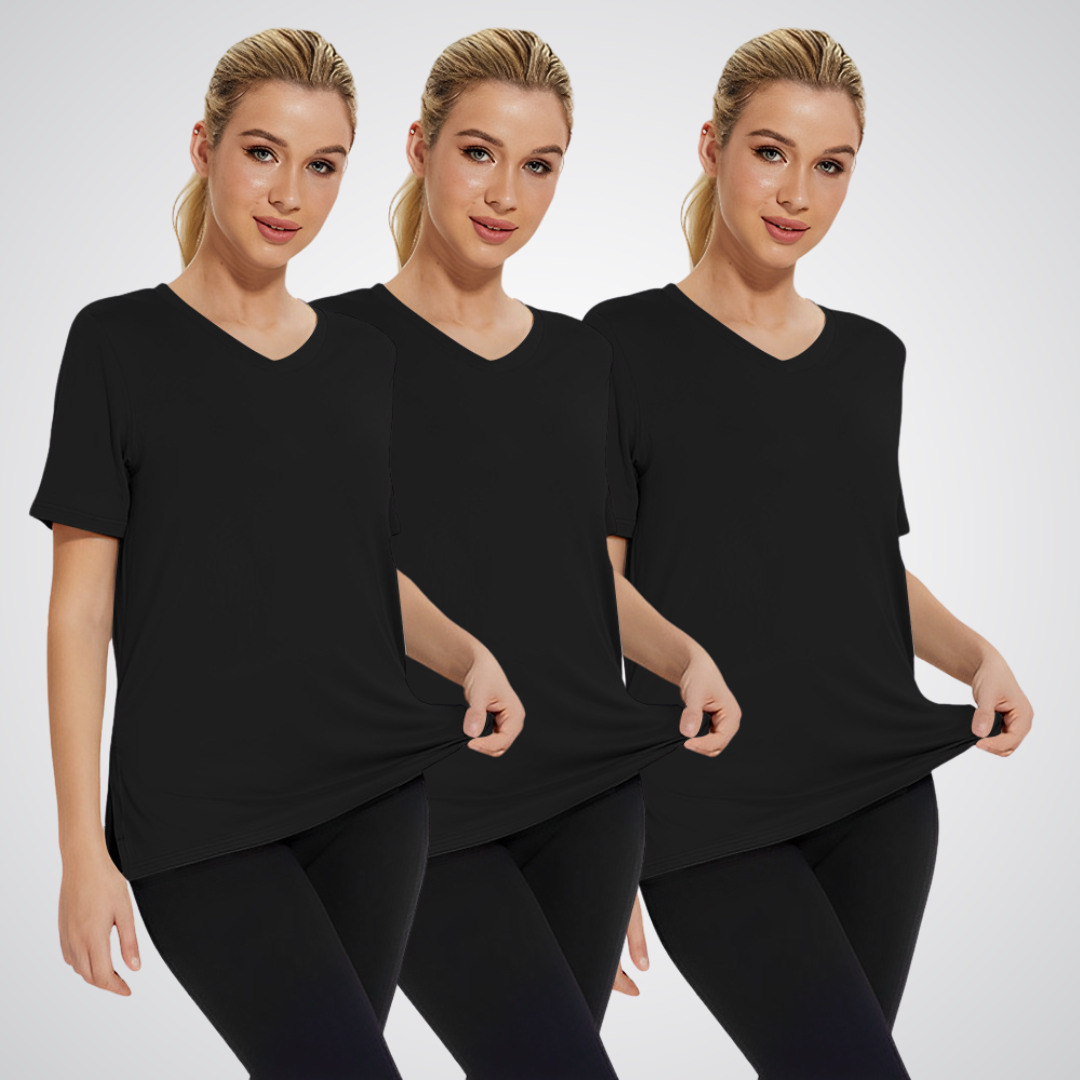 Paige | Essential V-Neck Tee 3-Pack