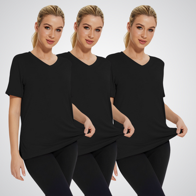 Paige | Essential V-Neck Tee 3-Pack