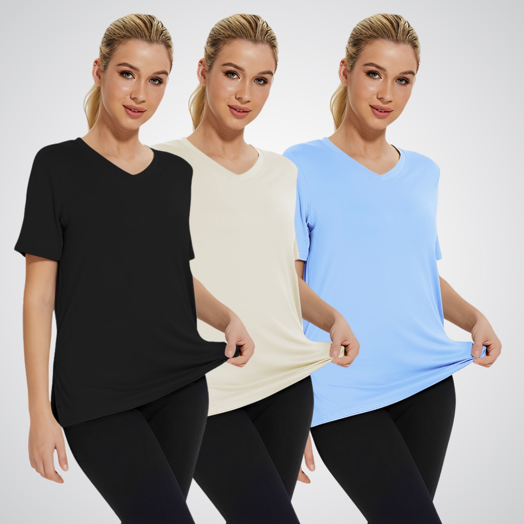 Paige | Essential V-Neck Tee 3-Pack