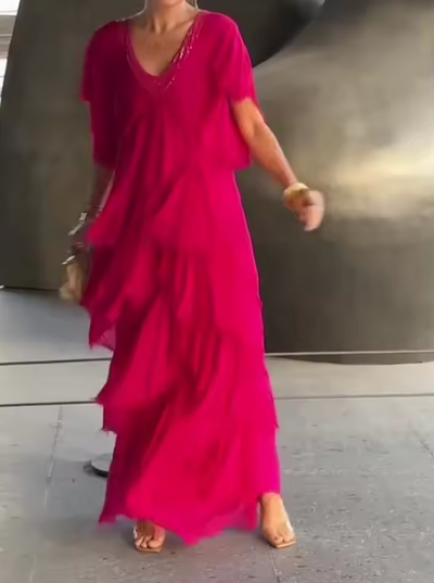 Aisha | Bohemian Flow Maxi Dress