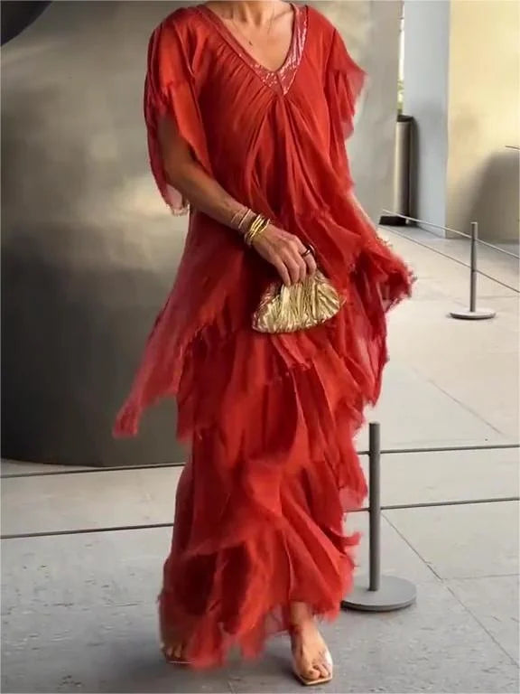 Aisha | Bohemian Flow Maxi Dress